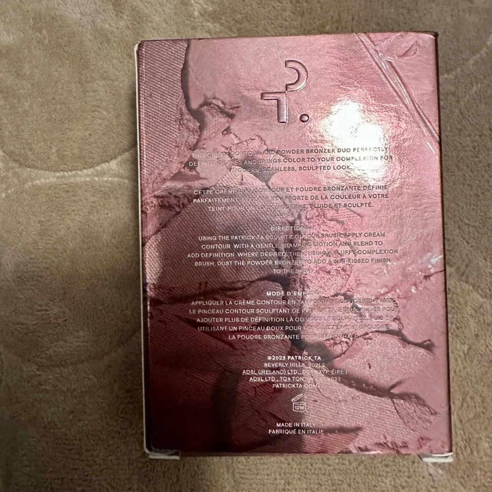 PATRICK TA BEAUTY MAJOR SCULPT CRÈME CONTOUR & POWDER BRONZER DUO NEW - Picture 5 of 10